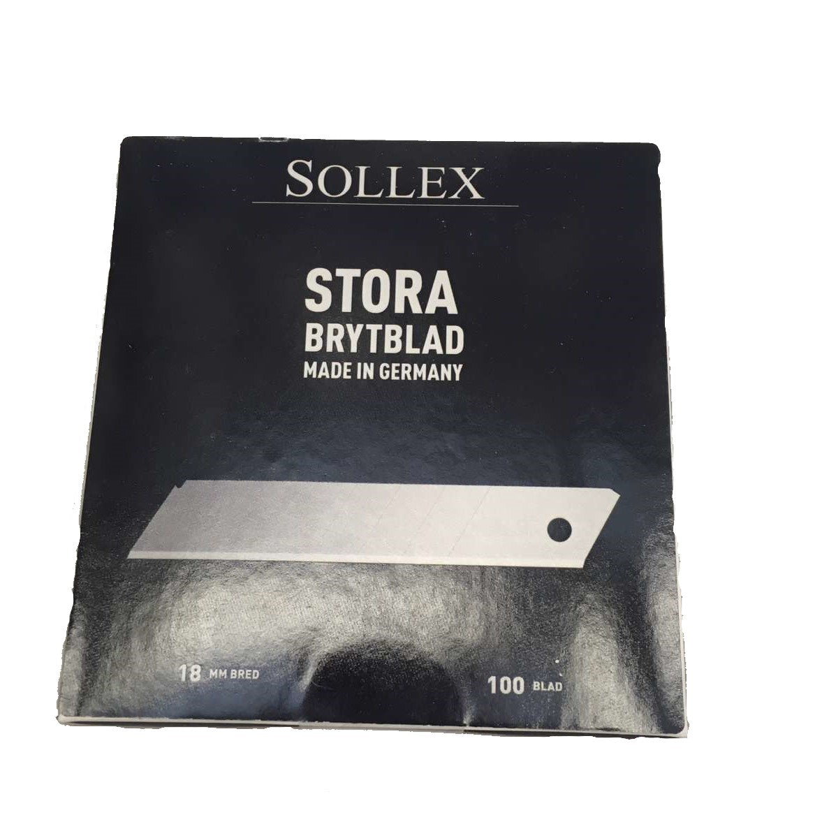 Sollex 18mm Knivblad ”Brytblad” 100st
